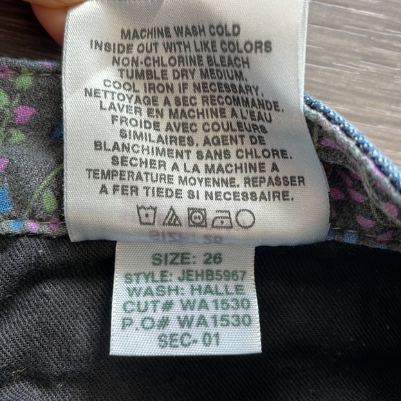 Sz26 Joe’s Jeans Ankle Chelsea in Halle Wash zipper Hem Denim in VGUC - Picture 12 of 14